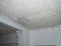 Asbestos on ceiling